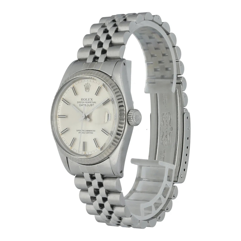 dial stainless Rolex Datejust Silver Jubilee - Hình 2