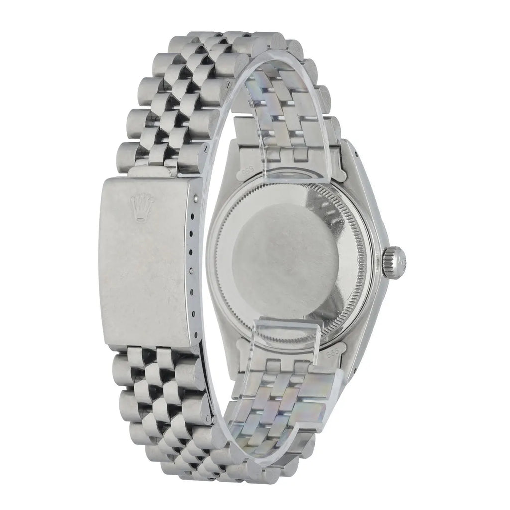 jubilee Rolex Datejust Silver Linen Dial - Hình 4