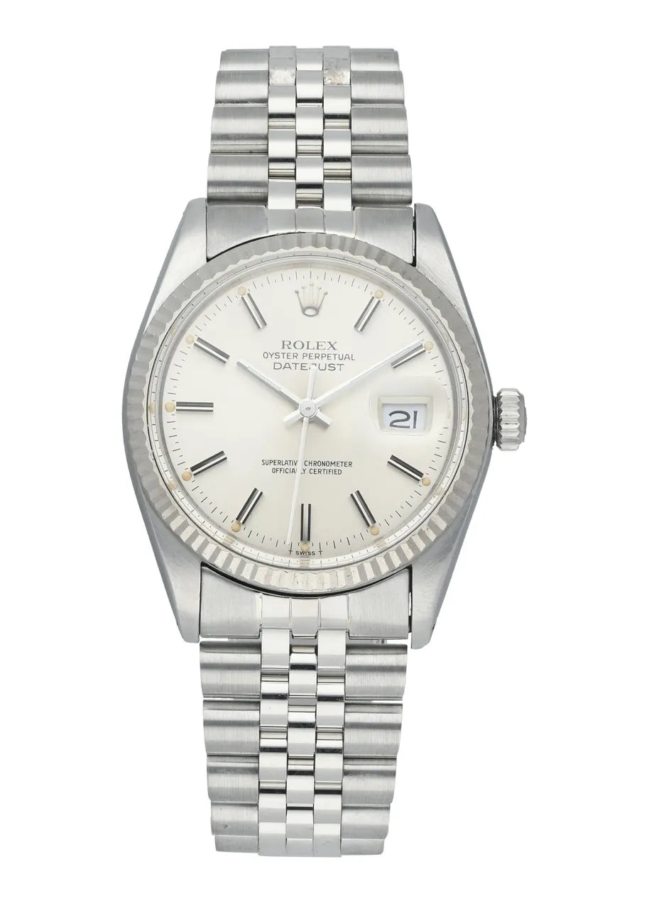 dial stainless Rolex Datejust Silver Jubilee