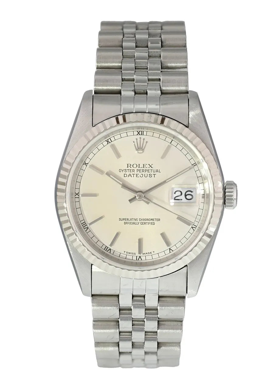 Rolex Silver Jubilee Dial datejust stainless