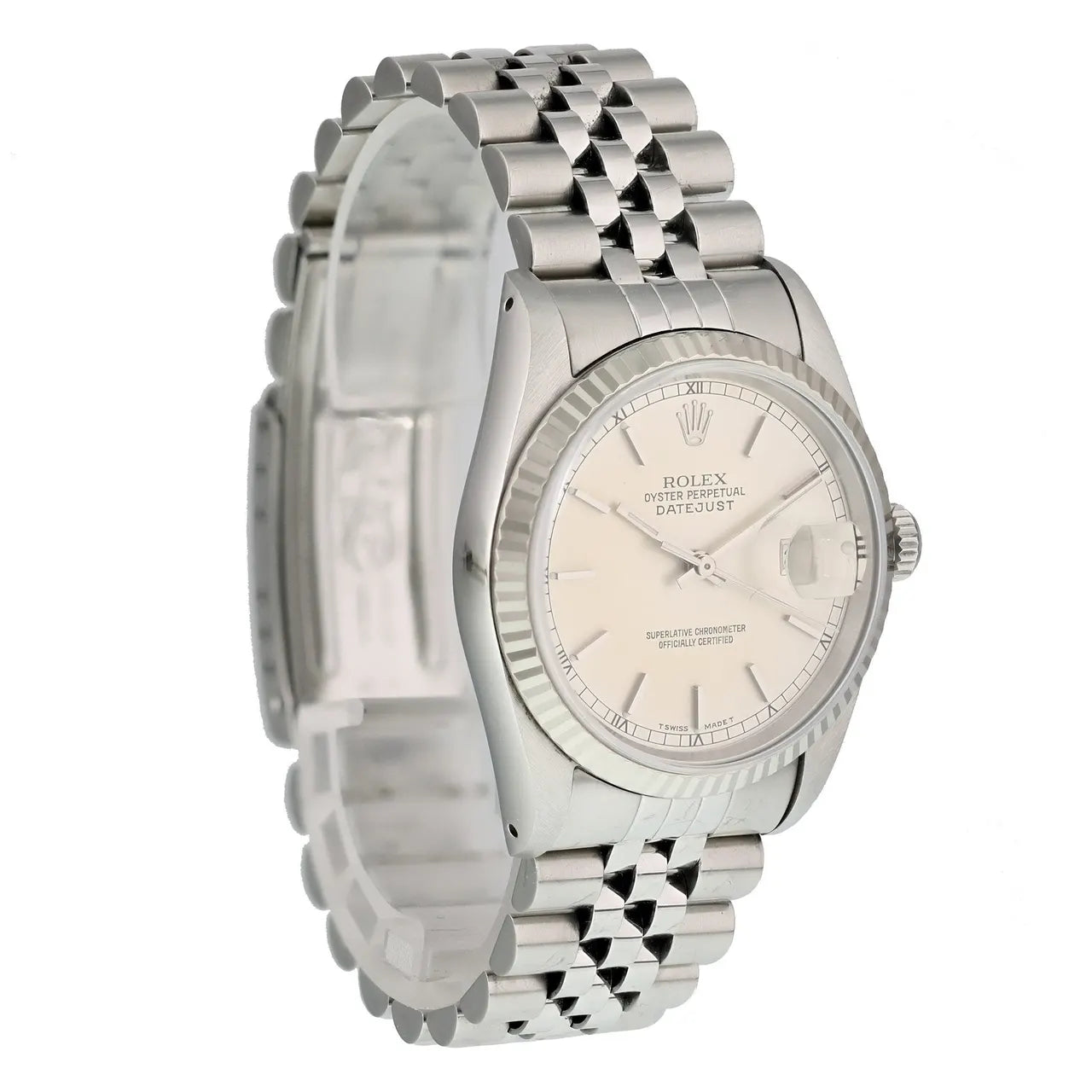Rolex Silver Jubilee Dial datejust stainless - Hình 4