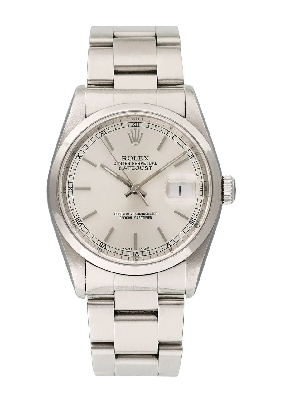 Rolex Silver Datejust Steel