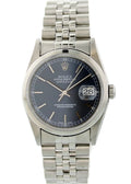 Rolex Datejust Black Dial Jubilee stainless