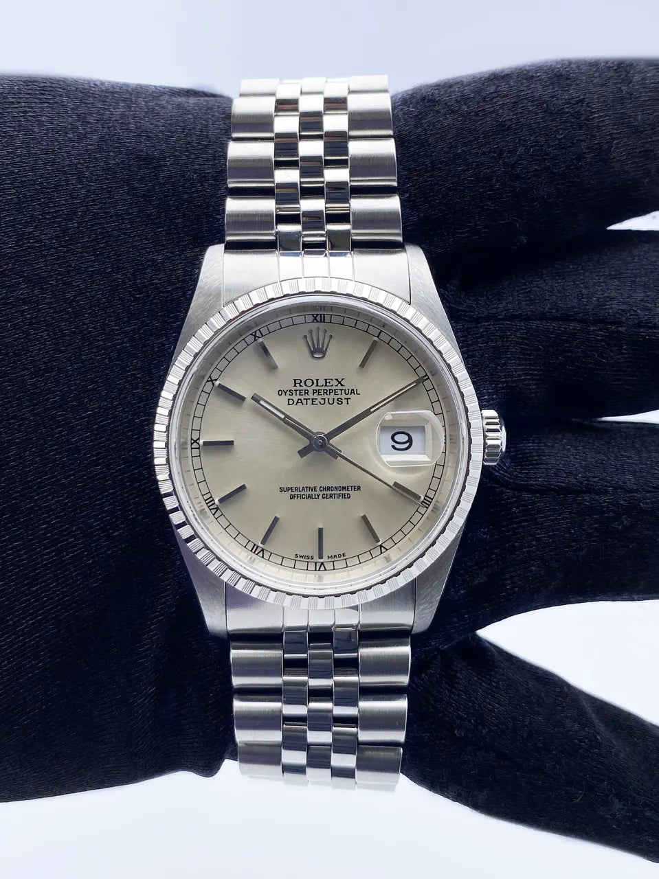 oyster Rolex Datejust Silver Jubilee - Hình 2