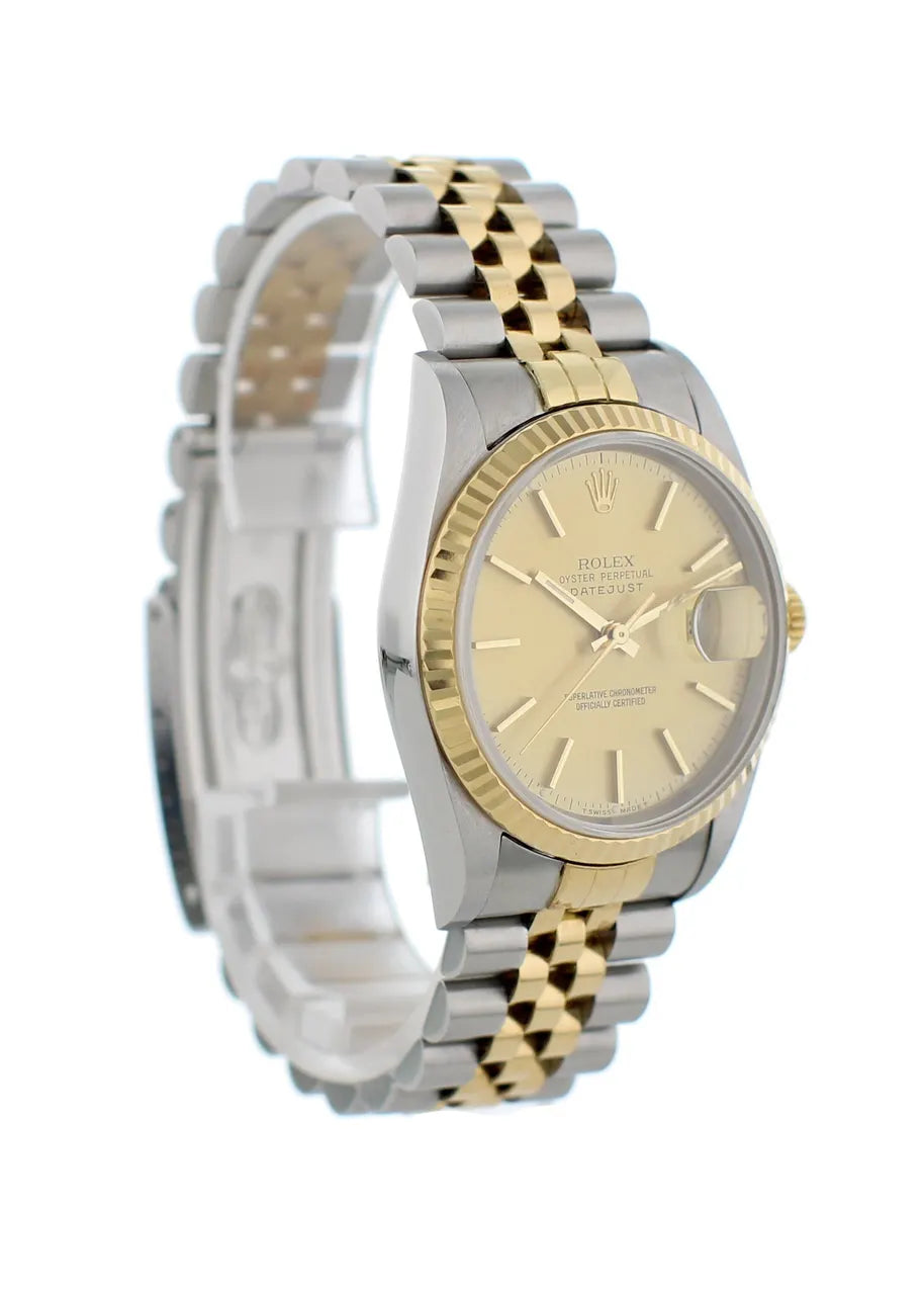 Rolex Two-Tone Gold Datejust - Hình 3