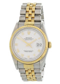 Rolex Datejust Gold & Steel White Dial