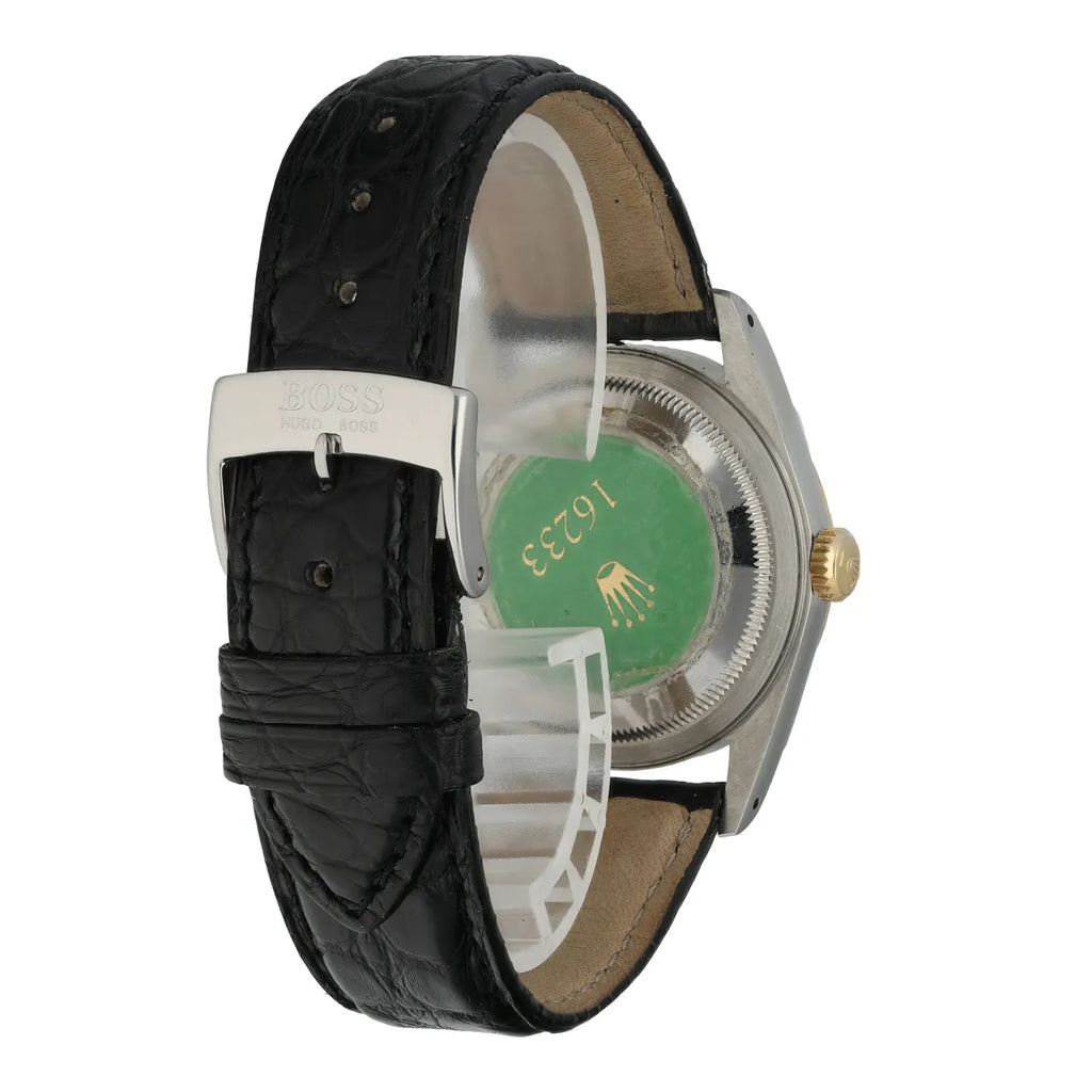 Rolex Gold Dial Leather - Hình 4