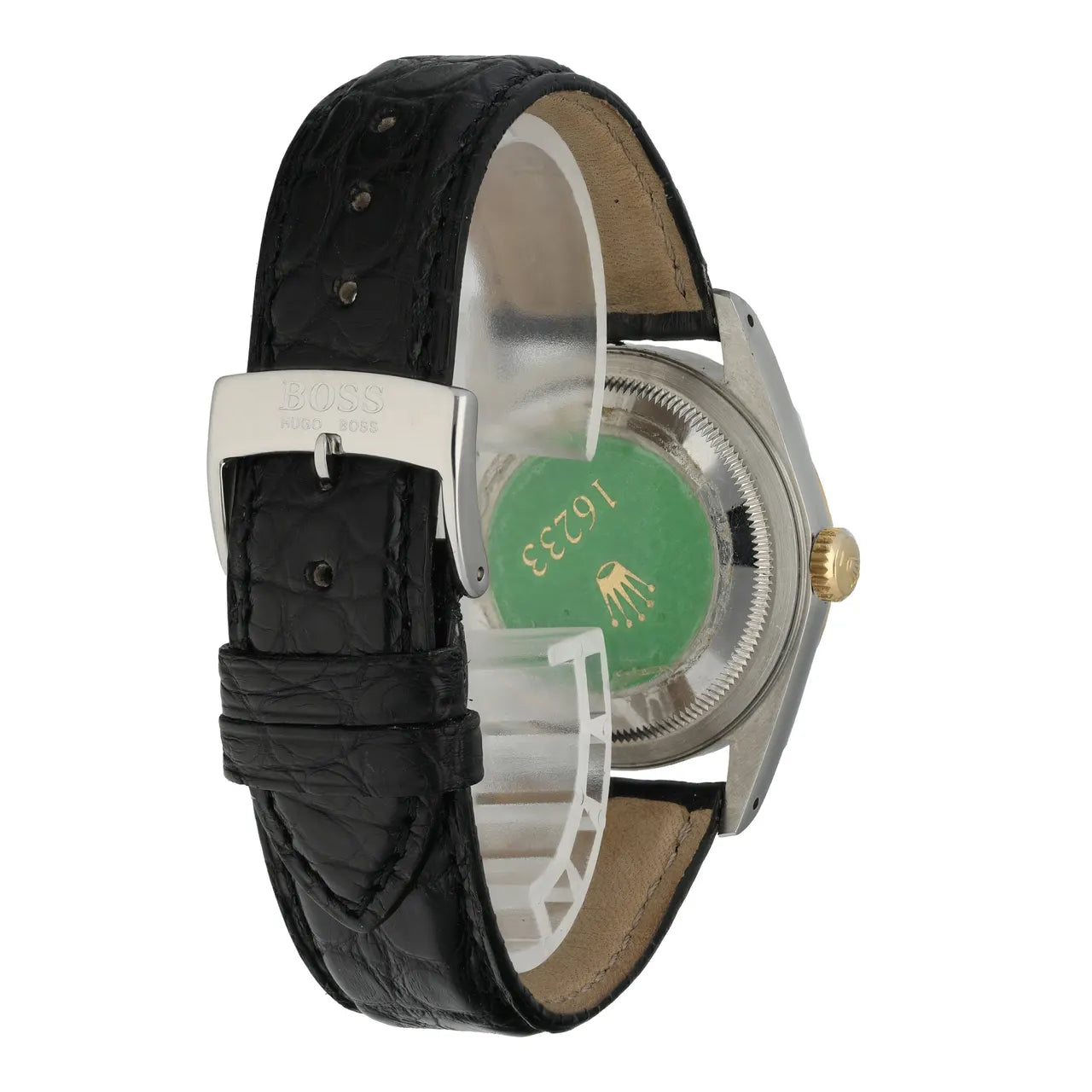 Rolex Gold Dial Leather - Hình 4