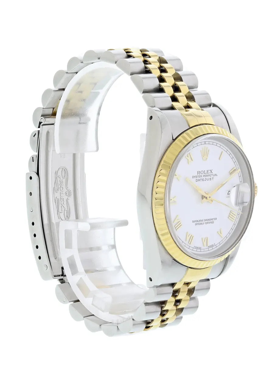 Rolex Datejust White Dial Two-Tone - Hình 4
