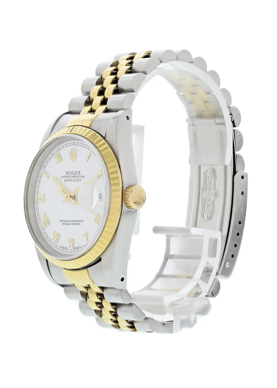 Rolex Datejust White Dial Two-Tone - Hình 3