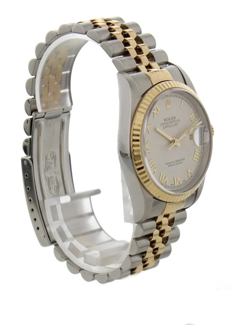 two Rolex Datejust Silver Roman - Hình 4