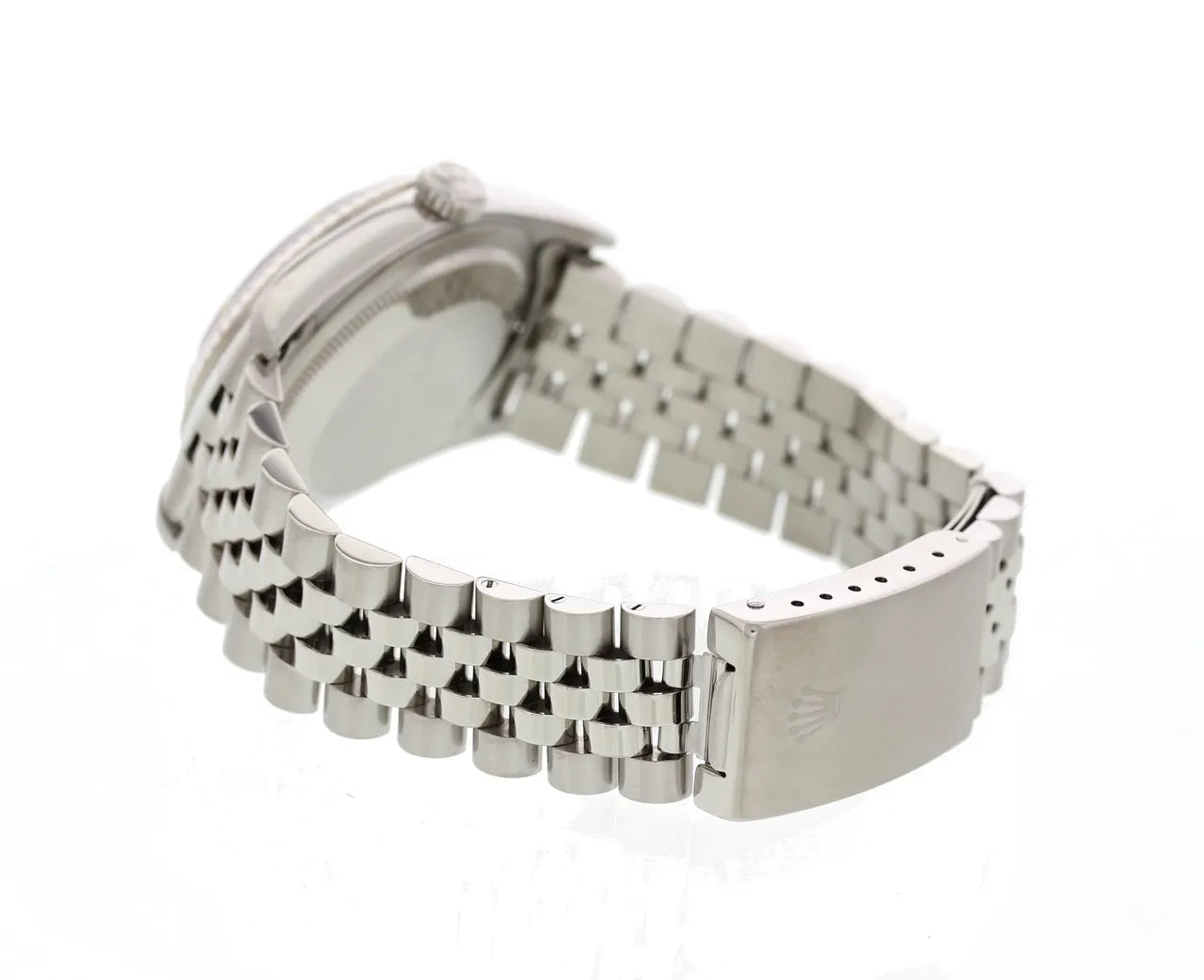 Rolex Silver Dial Fluted Bezel - Hình 3