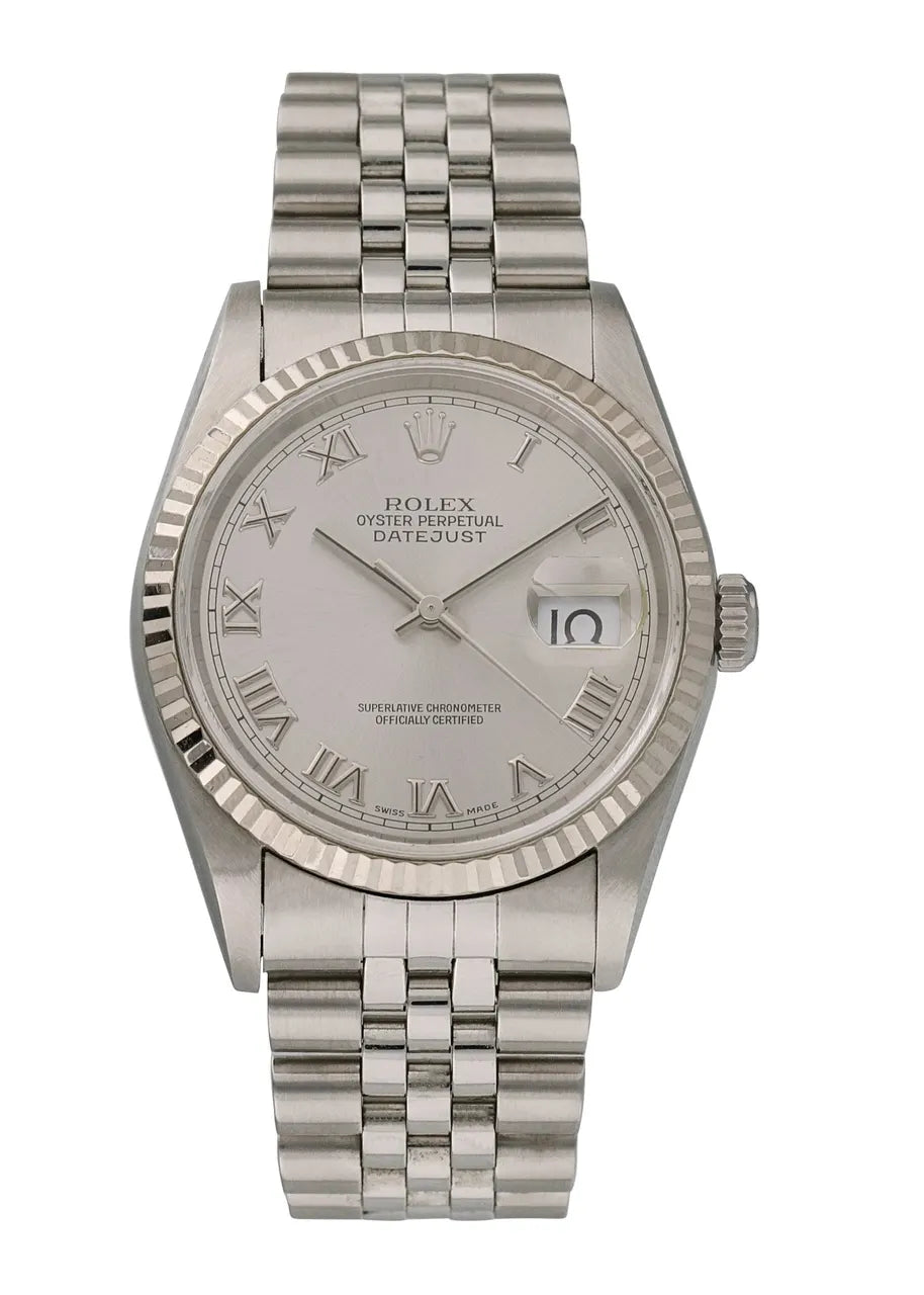 Rolex Datejust Silver Roman Dial