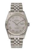 Rolex Datejust Silver Roman Dial