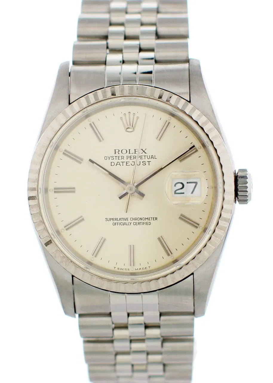 Rolex Datejust Silver Dial jubilee - Hình 2