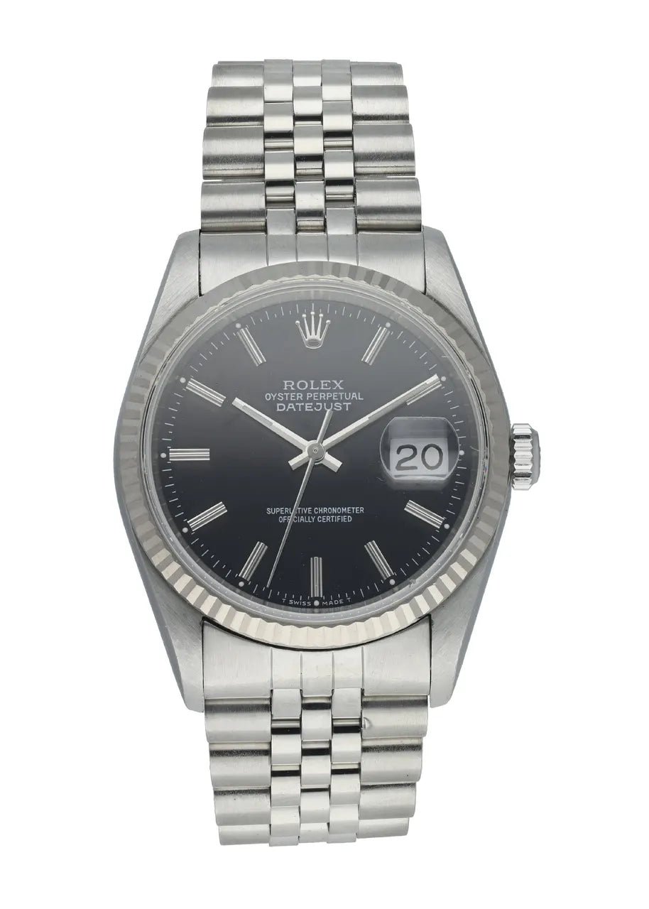 stainless Rolex Black Dial Datejust – Rolex Datejust Black Dial