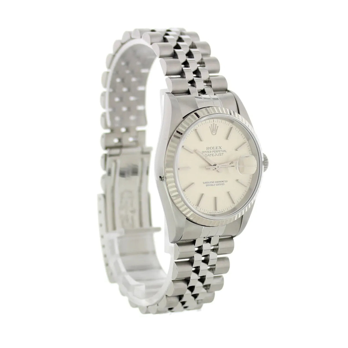 Rolex Datejust Silver Dial 4116 - Hình 4