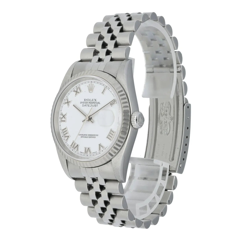 Datejust White Dial Steel - Hình 2