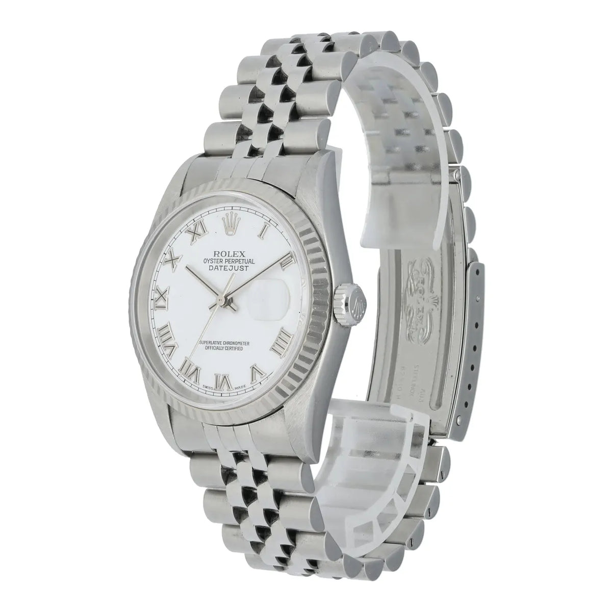 Datejust White Dial Steel - Hình 2