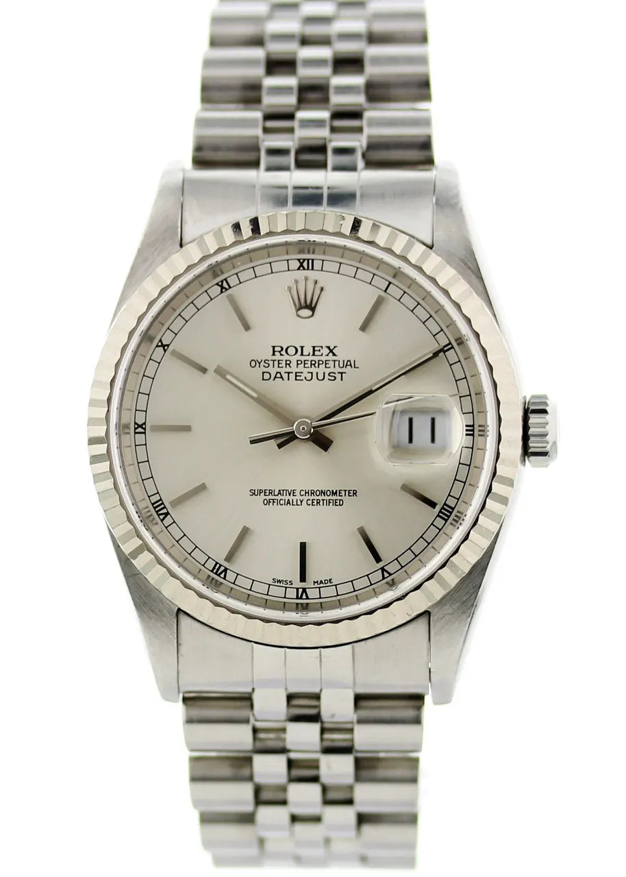dial bracelet Rolex Datejust Silver Jubilee - Hình 2