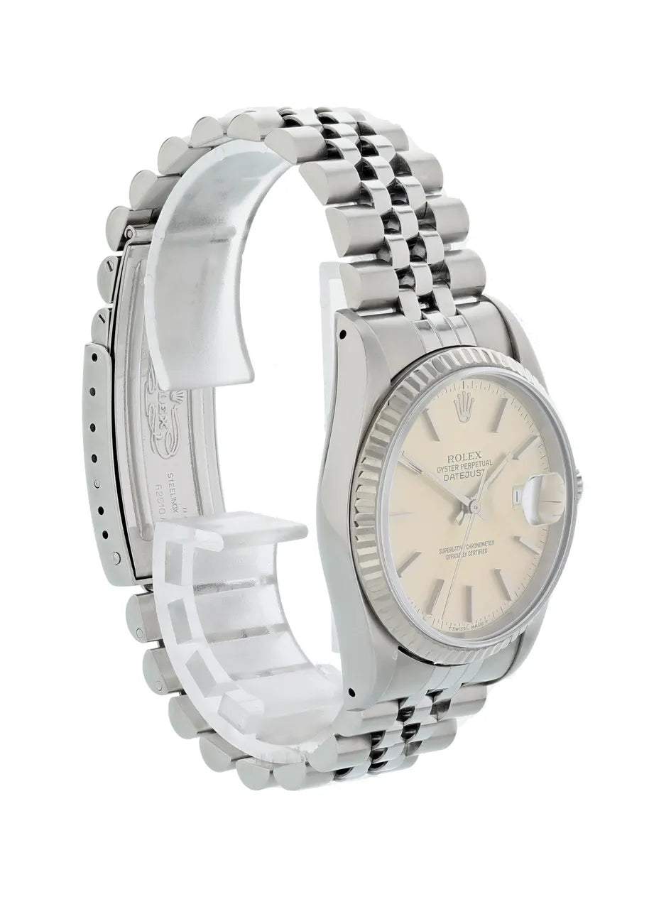 datejust stainless Rolex Champagne Dial Jubilee - Hình 4
