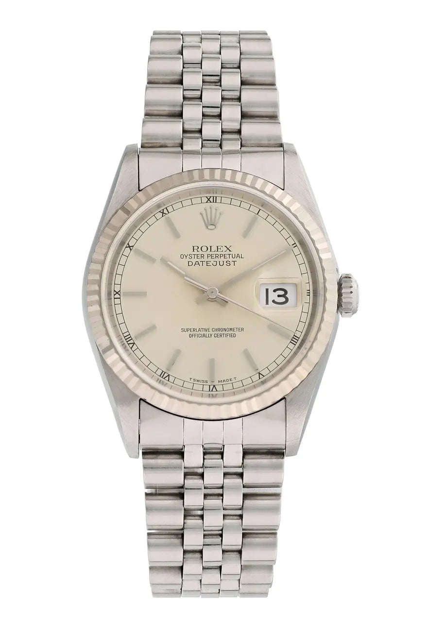 stainless steel Rolex Datejust Silver Jubilee - Hình 2