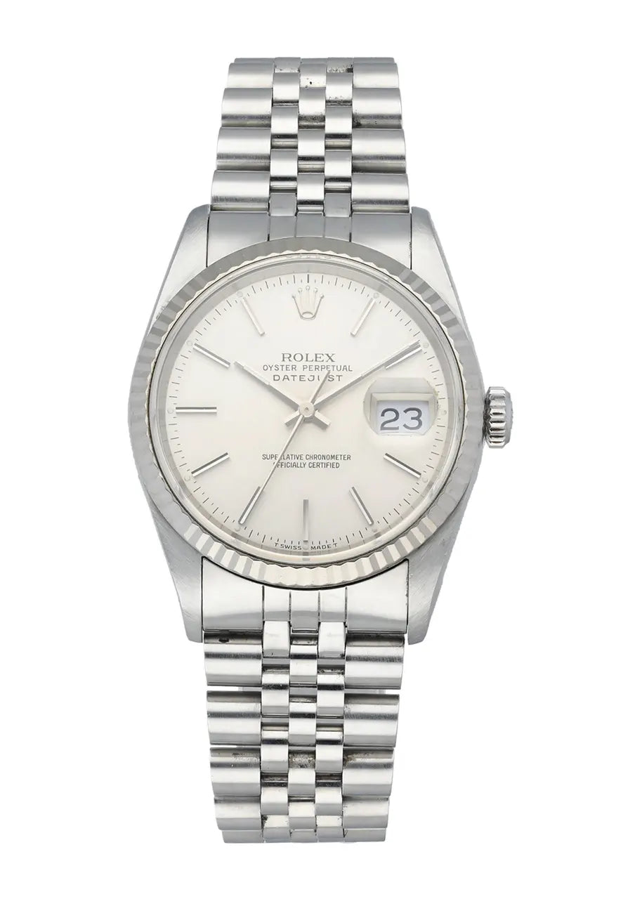 Rolex Datejust Silver Dial Stainless Steel Jubilee