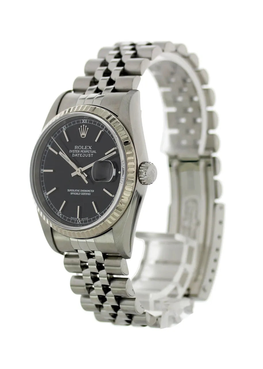 Rolex Datejust Black Dial Jubilee - Hình 2