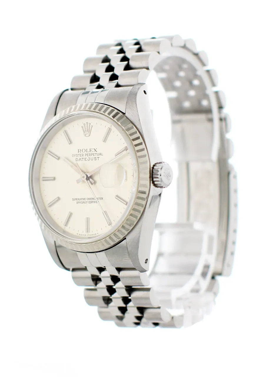 Rolex Datejust Silver Dial jubilee - Hình 4