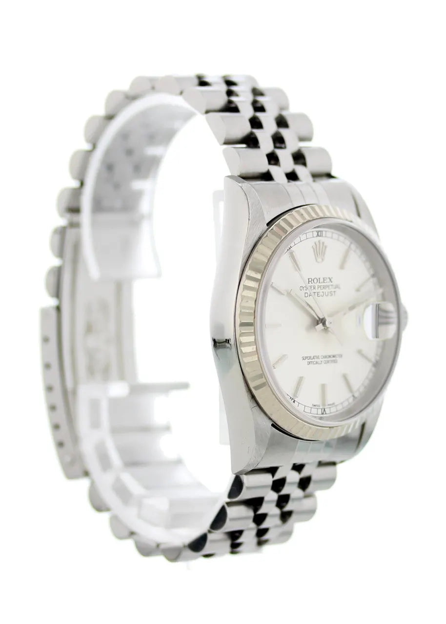 stainless steel Rolex Datejust Silver Jubilee - Hình 4