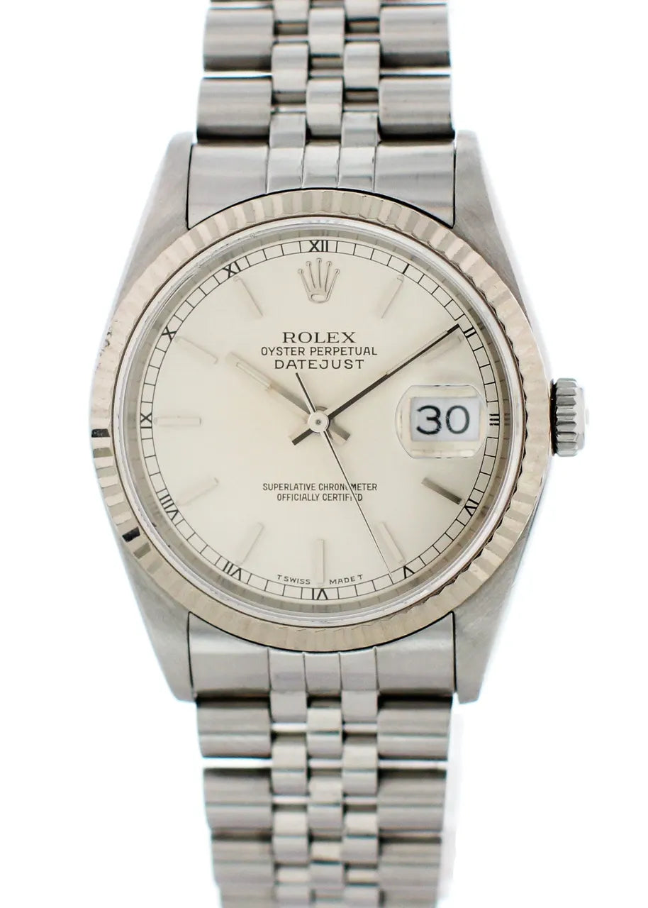 stainless steel Rolex Datejust Silver Jubilee