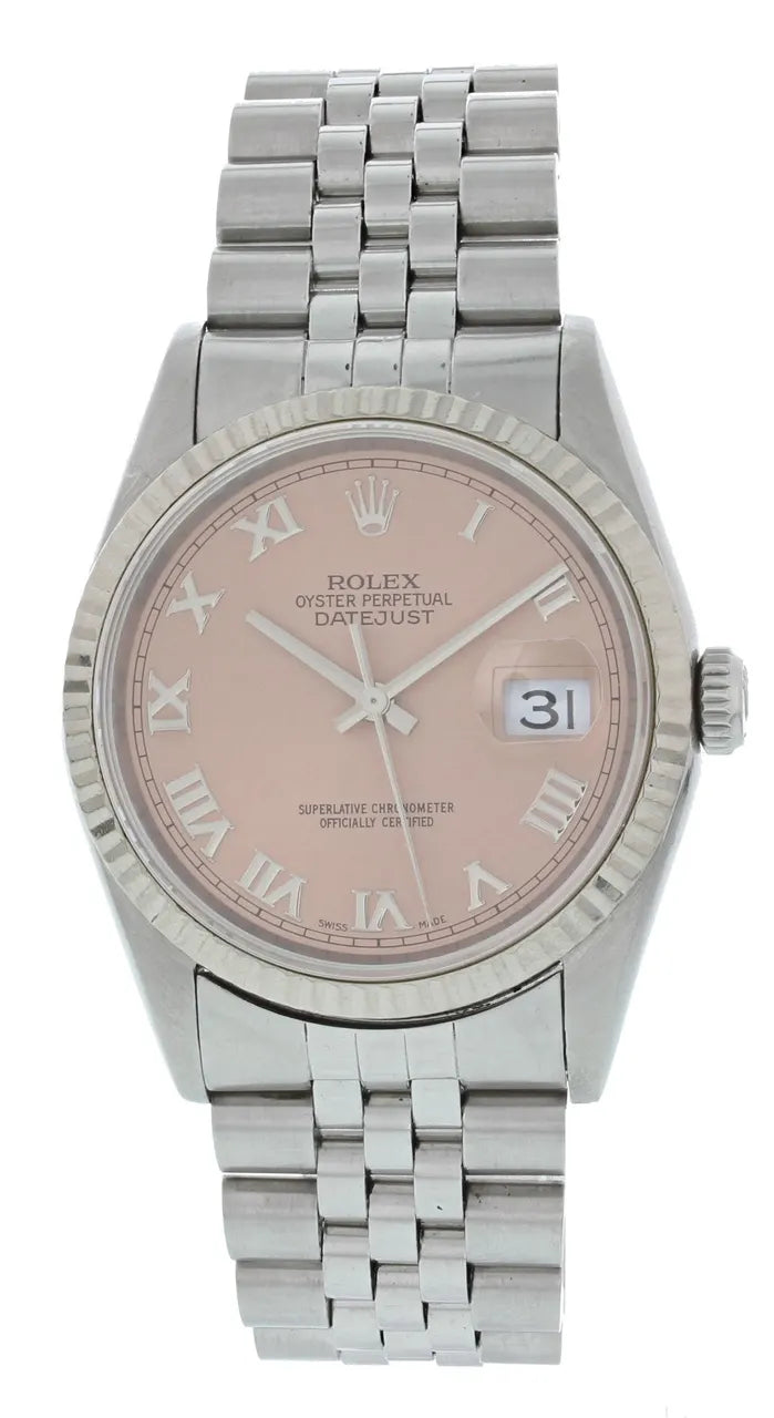 Rolex Datejust Salmon Pink - Hình 2