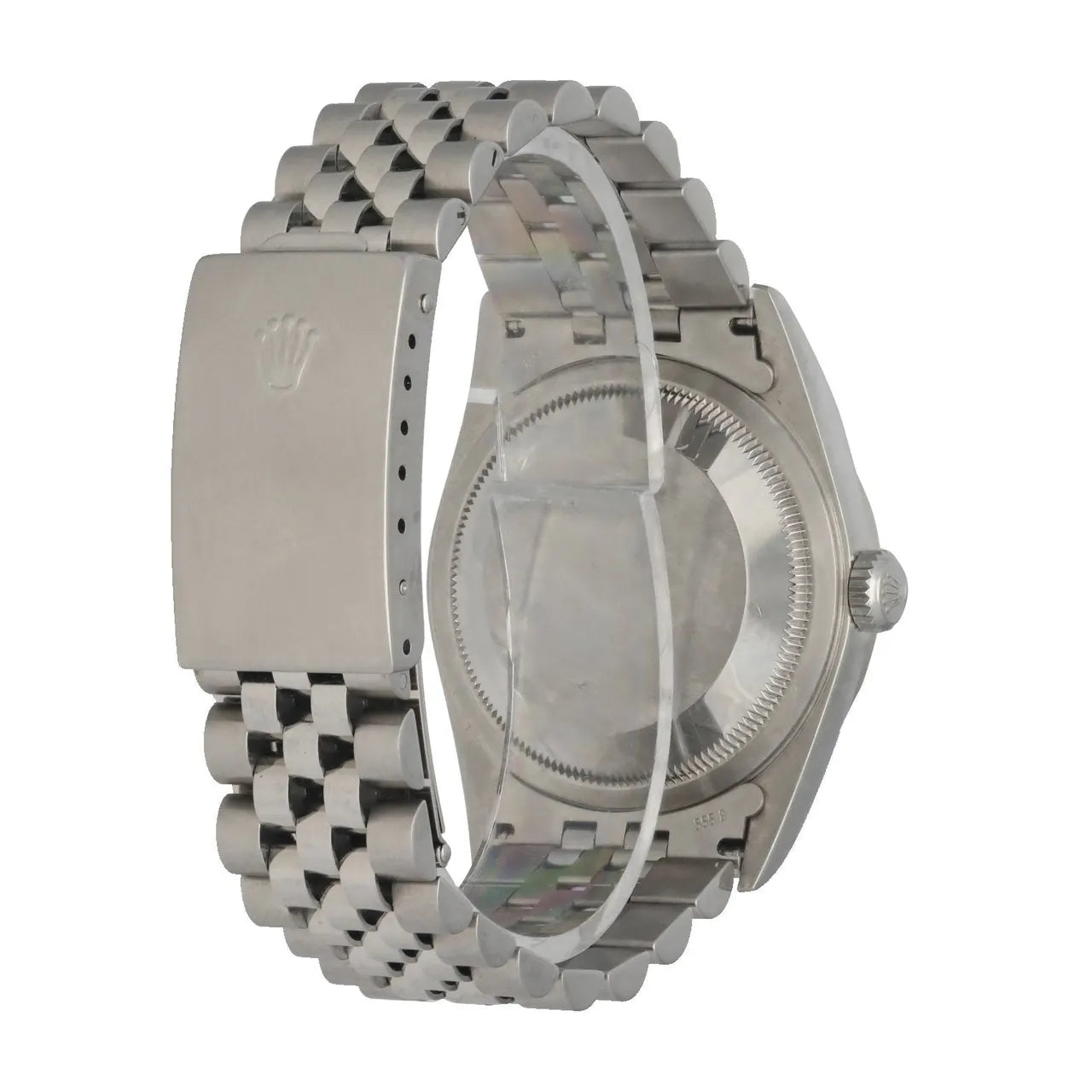 datejust stainless Rolex Silver Linen Dial - Hình 4