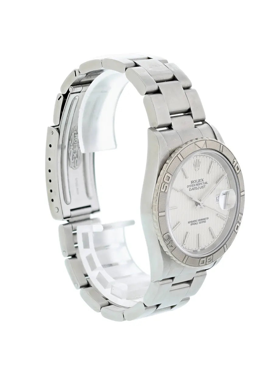 Rolex Datejust Turn-O-Graph silver