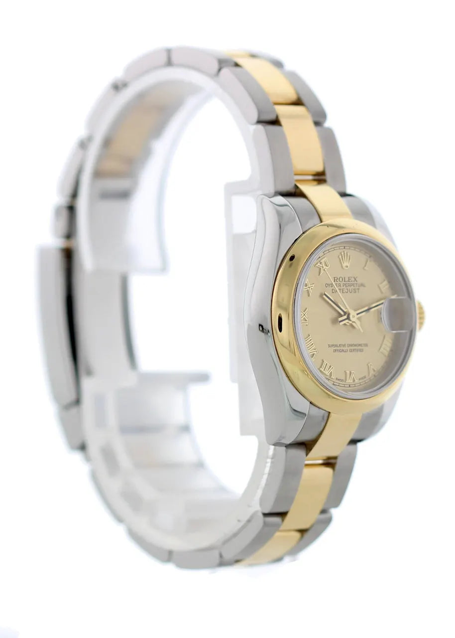 datejust 26mm Rolex Two-Tone Champagne Dial - Hình 4
