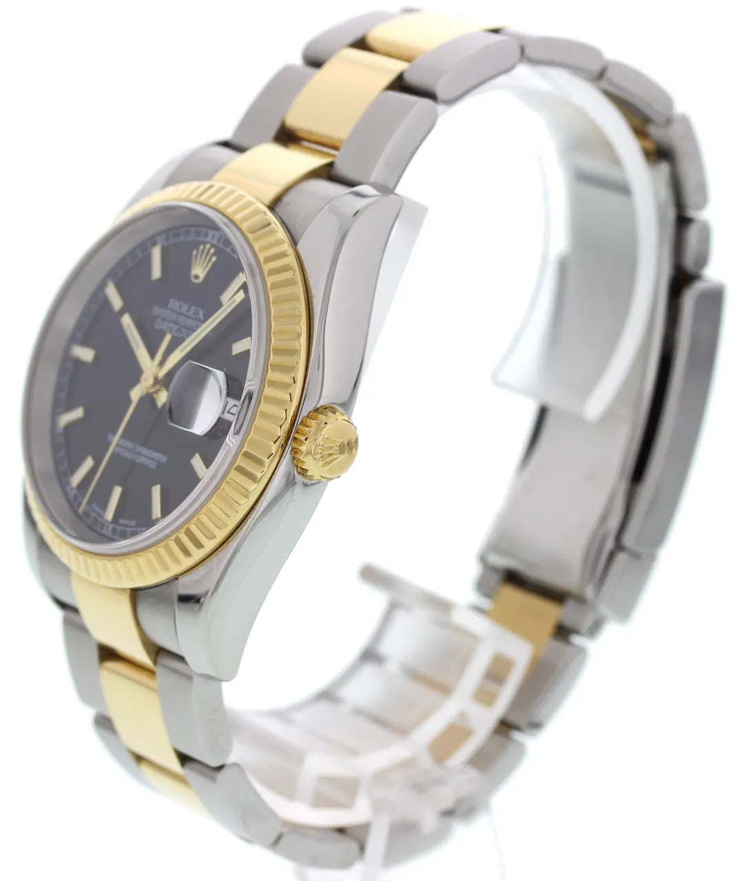 dial Rolex Datejust Black Two-Tone - Hình 4