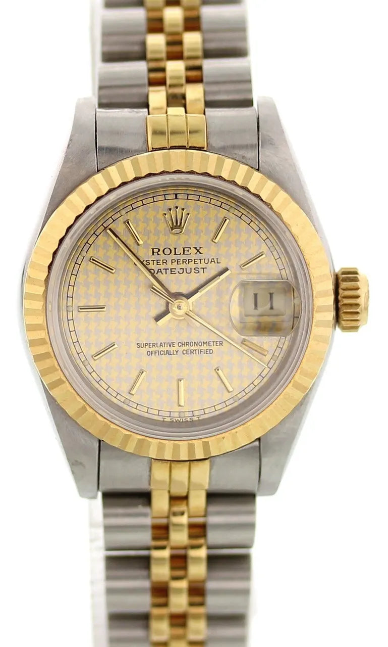 Rolex Datejust Houndstooth Dial