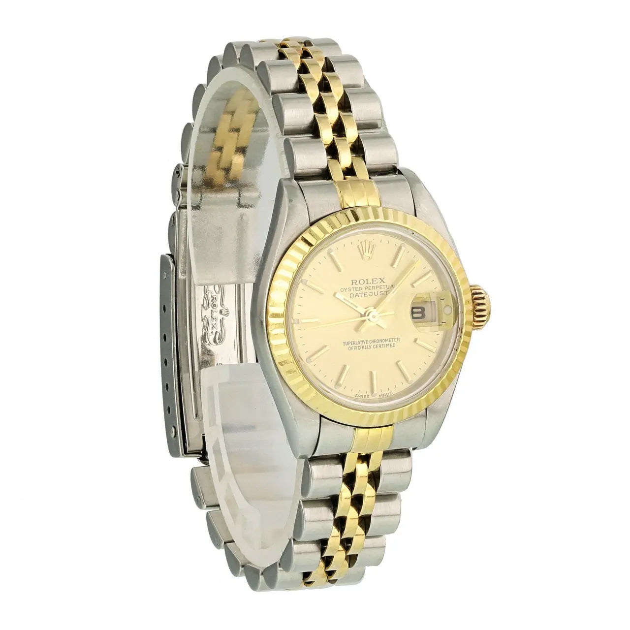 dial Rolex Datejust Gold Champagne - Hình 4