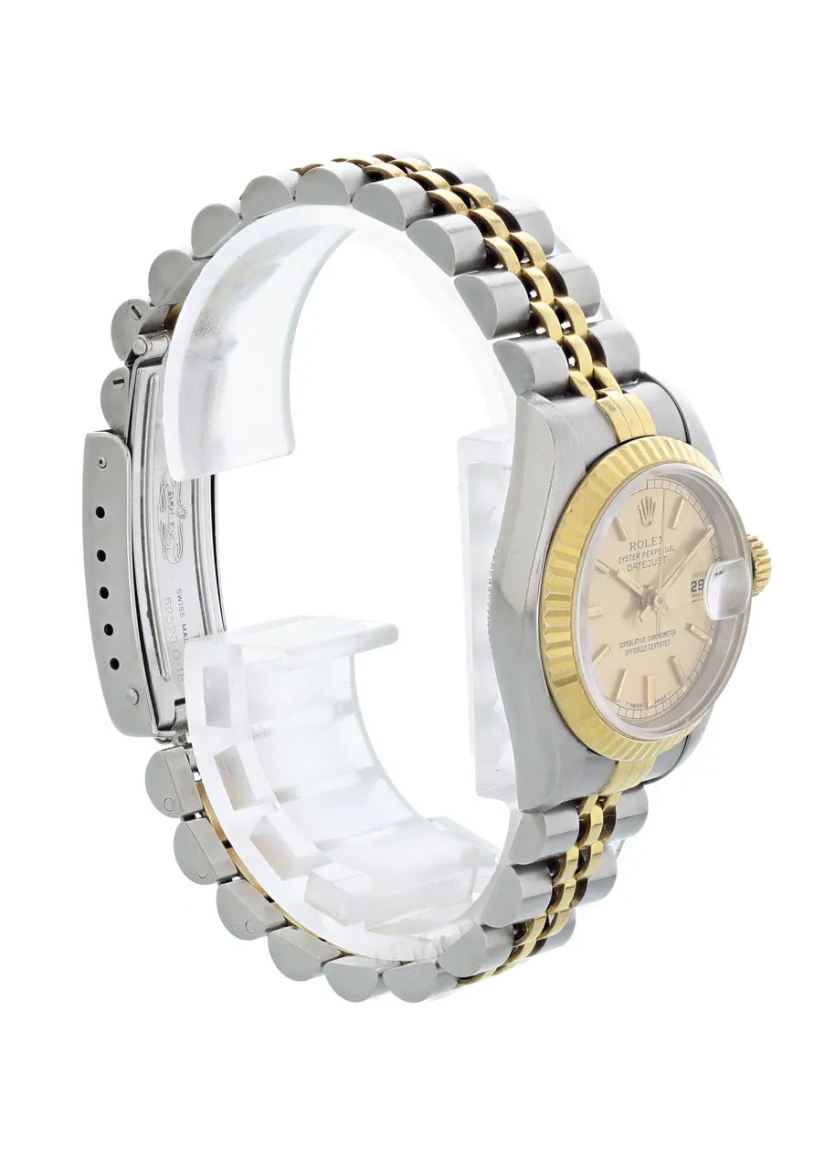 dial Rolex Datejust Two-Tone Champagne