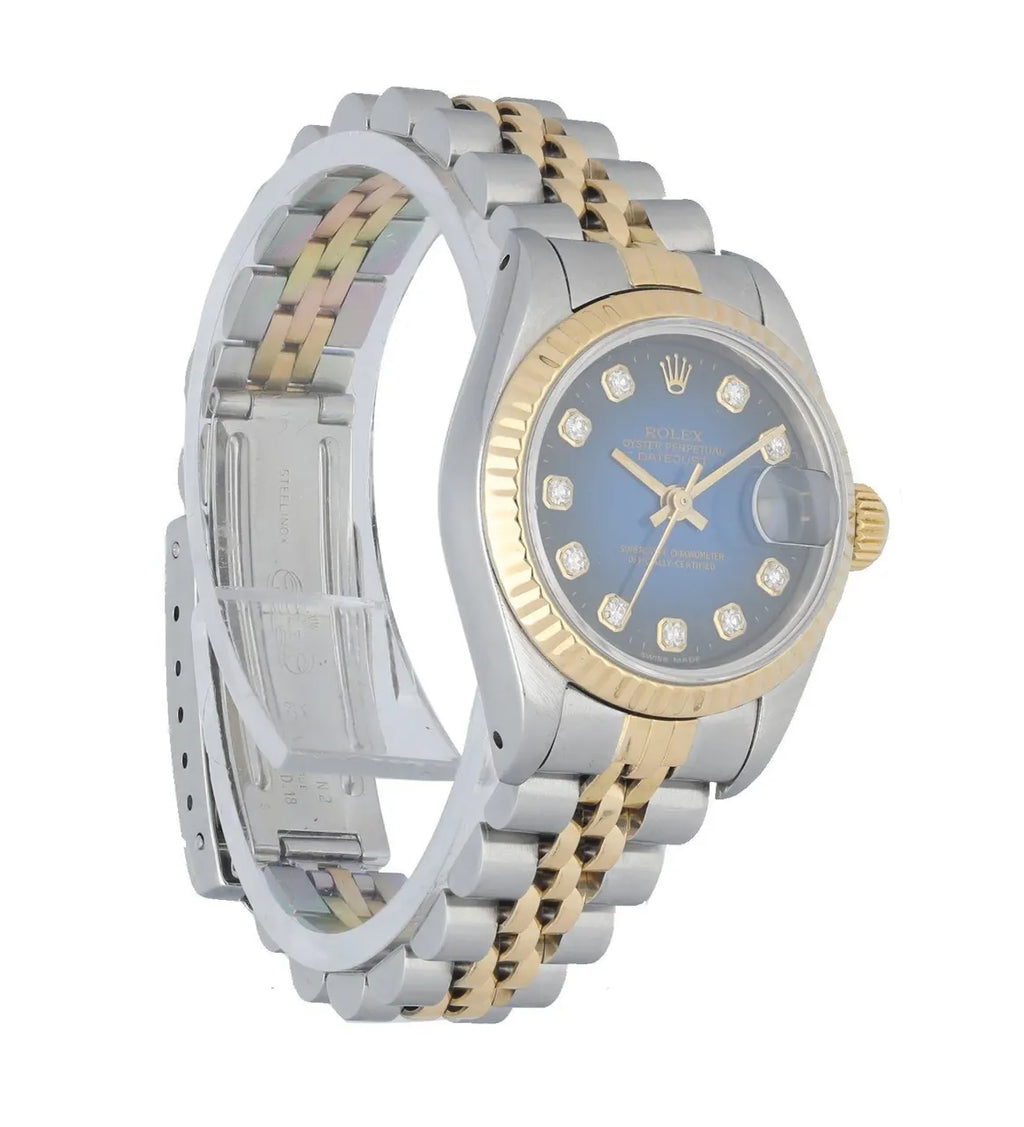 dial Rolex Datejust Blue Diamond - Hình 3