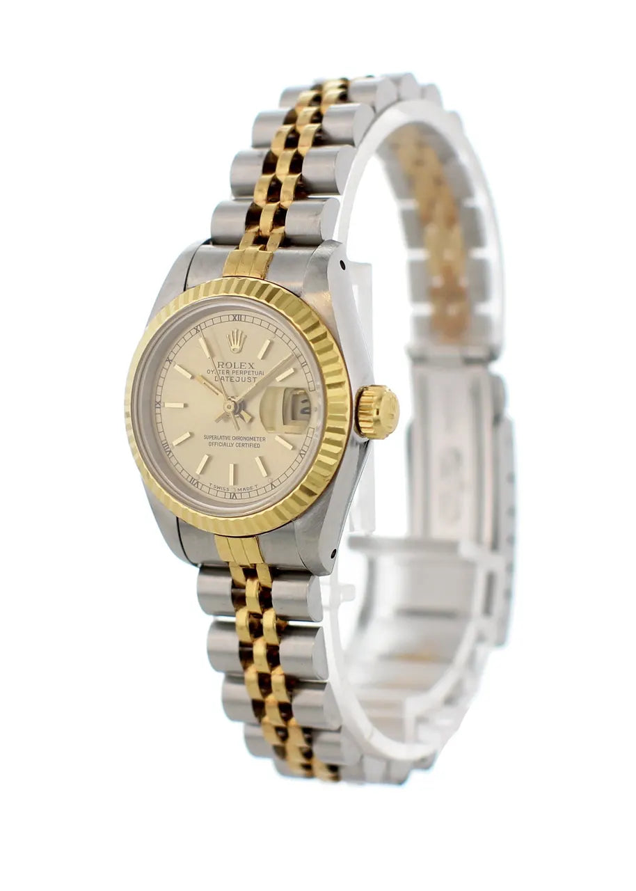 dial Rolex Two-Tone Champagne Datejust - Hình 8