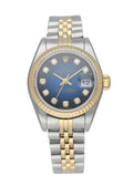 dial Rolex Datejust Blue Diamond