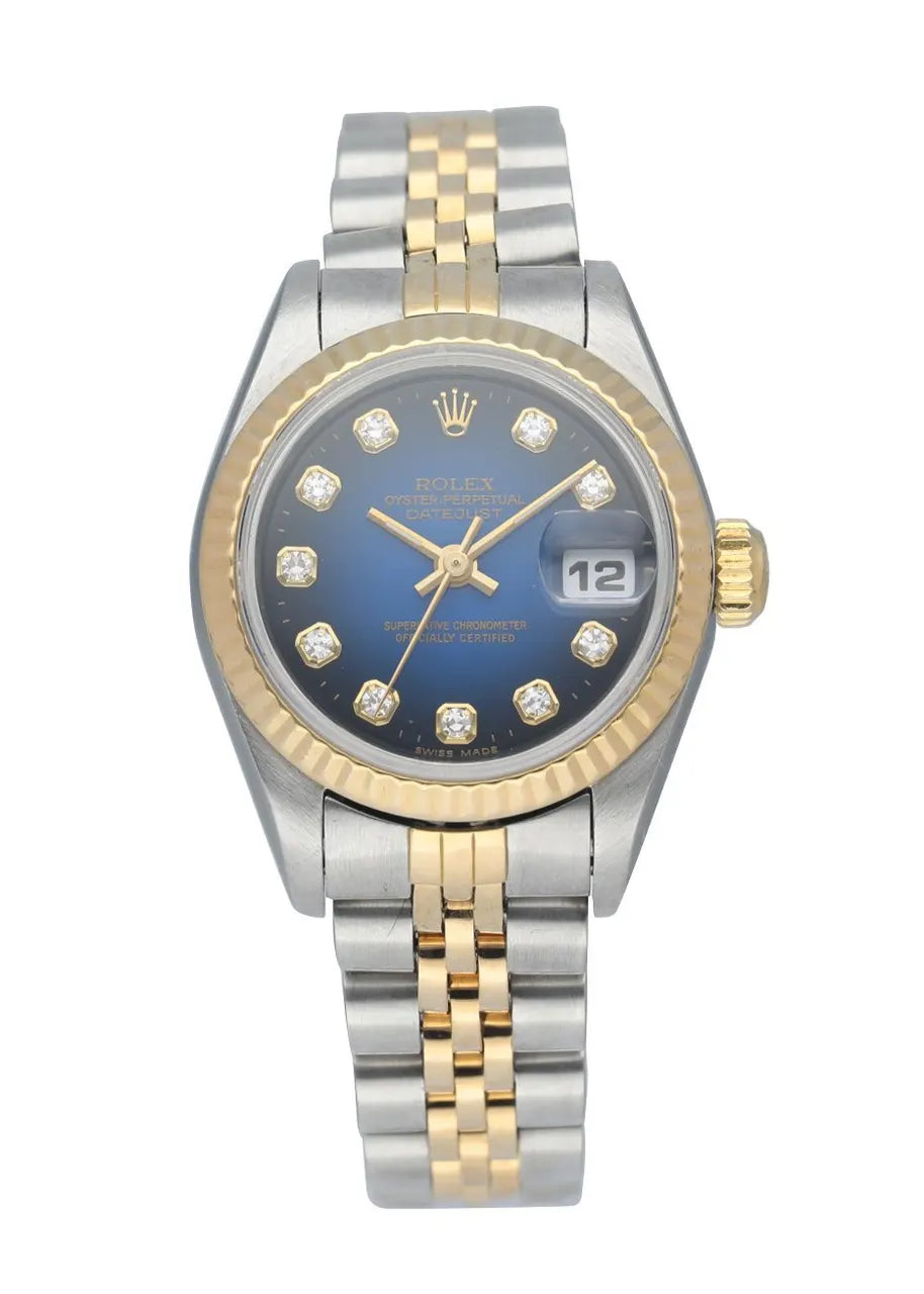 dial Rolex Datejust Blue Diamond