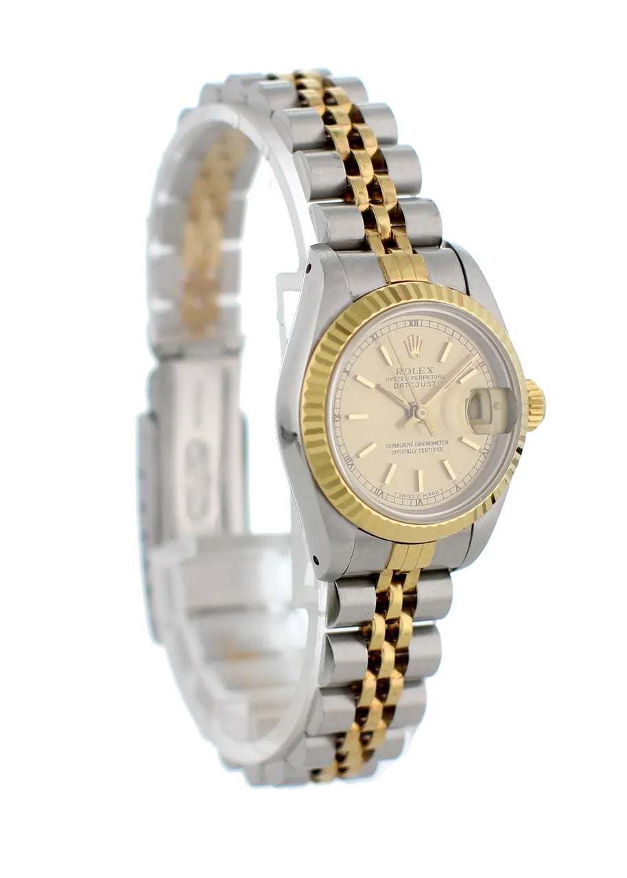 dial Rolex Two-Tone Champagne Datejust - Hình 6