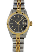 Rolex Datejust Black Dial Two-Tone steel gold