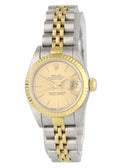 datejust steel Rolex Two-Tone Champagne Dial