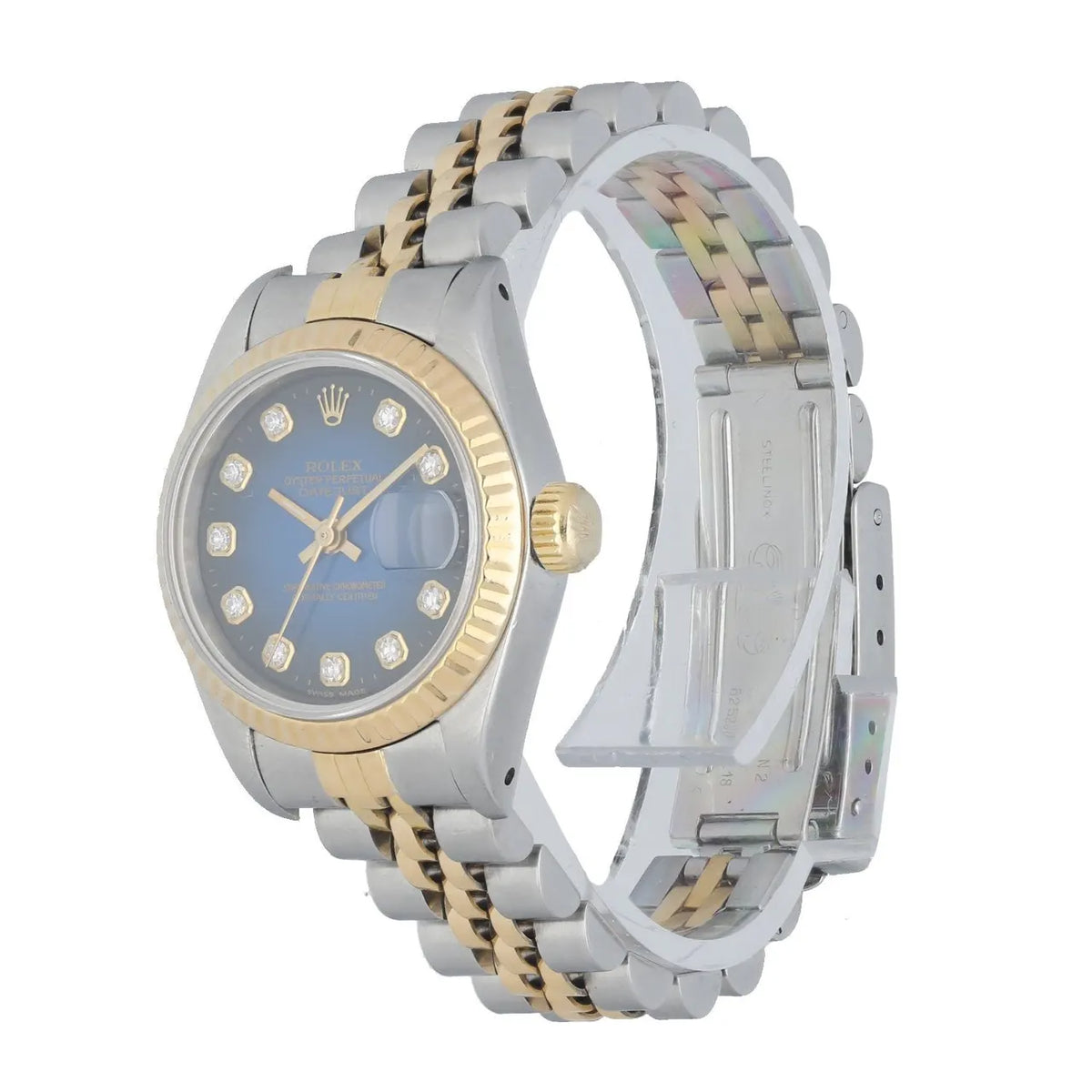 dial Rolex Datejust Blue Diamond - Hình 2