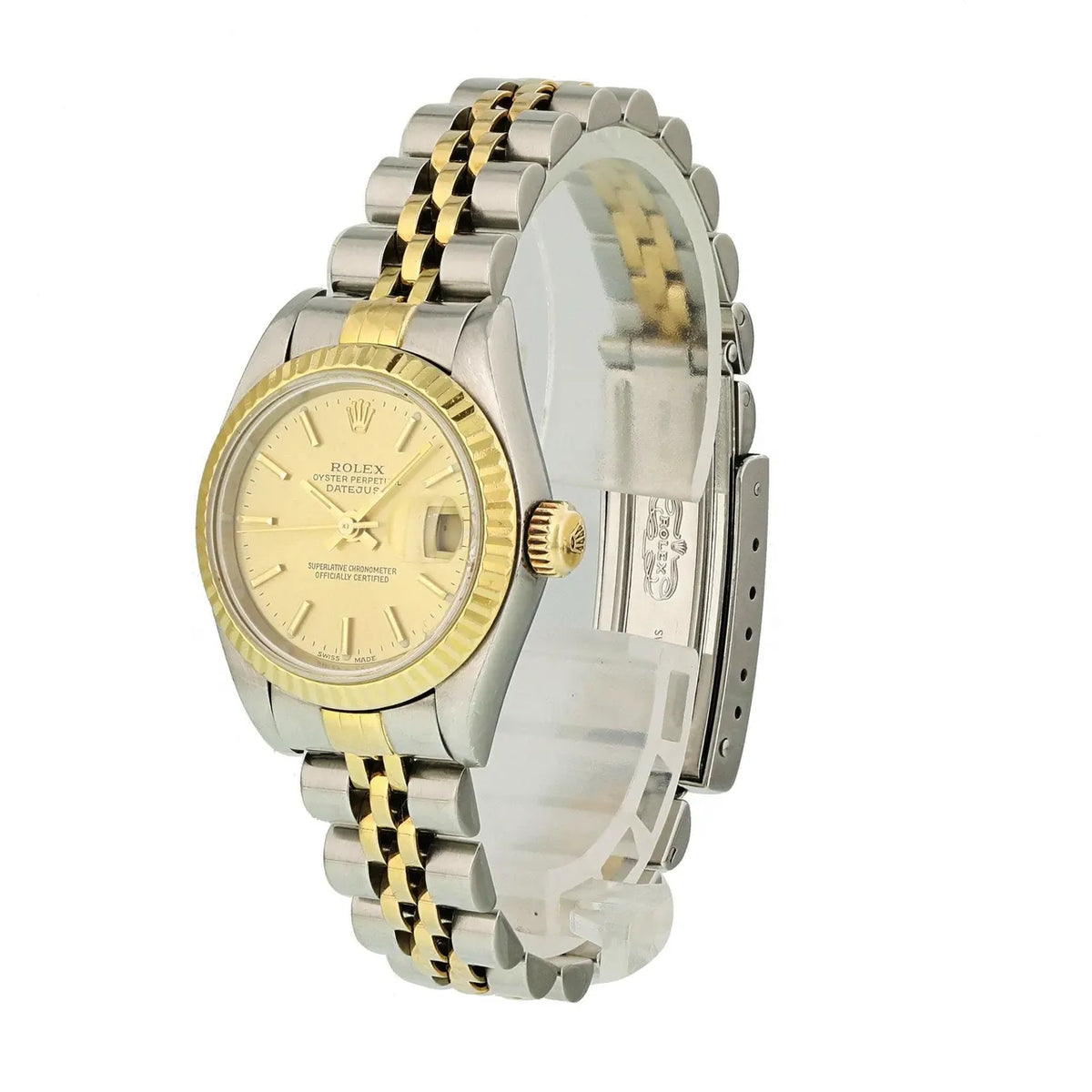 dial Rolex Datejust Gold Champagne - Hình 3
