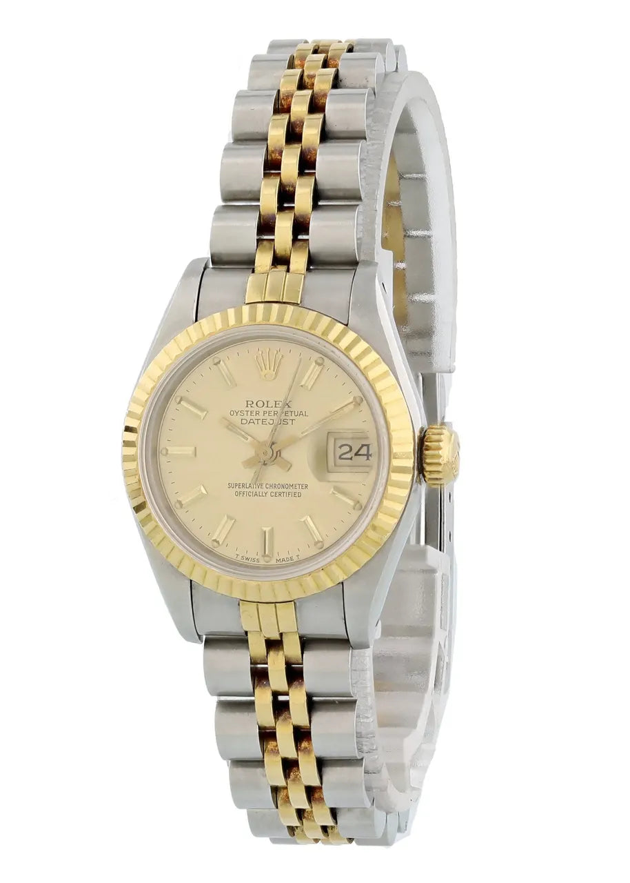 datejust steel Rolex Two-Tone Champagne Dial
