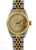 datejust steel Rolex Two-Tone Champagne Dial
